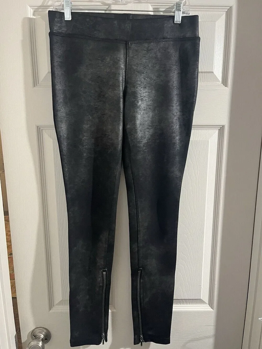 Free People Womens Size S Black Ankle Zipper Mosshart Leggings